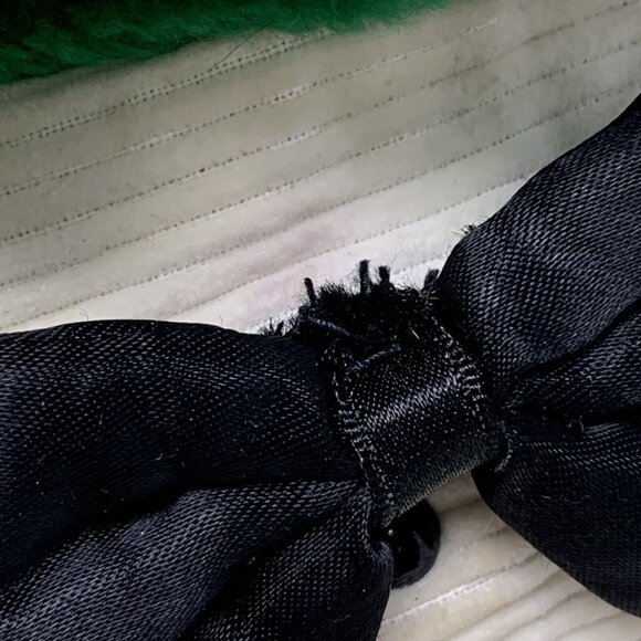 Dakin Green Frog Hand Puppet 1985 Vintage Plush Black Bowtie Golf Club Cover - Picture 5 of 11